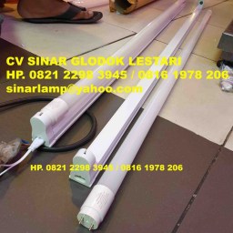 Kap TL Sambung + TL LED 18 watt Hinolux